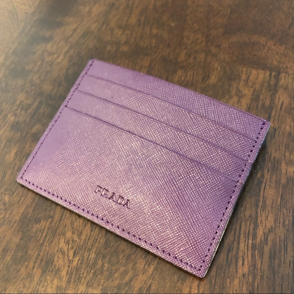 NEW NEVER USED PRADA card holder/wallet.